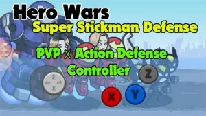 HERO WARS Super Stickman Defense مهكرة 1